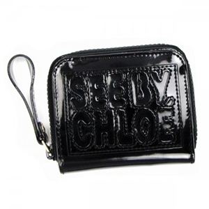 SEE BY CHLOE（シーバイクロエ） 二つ折り財布（小銭入れ付） ZIP FILE PVC 9P7238 1 BLACK