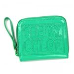 SEE BY CHLOE（シーバイクロエ） 二つ折り財布（小銭入れ付） ZIP FILE PVC 9P7238 661 MINT