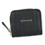 SEE BY CHLOE（シーバイクロエ） 二つ折り財布（小銭入れ付） HARRIET 9P7369 1 BLACK