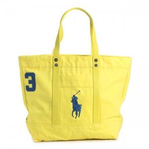RalphLauren（ラルフローレン） トートバッグ BIG PP TOTE 4051582 25888 OASIS YELLOW