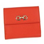 Ferragamo（フェラガモ） Wホック財布 GANCINI ICONA VITTEL 22A960 531079 LAVA