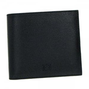 Loewe（ロエベ） 二つ折り財布（小銭入れ付） TEXTURA LEATHER 103.30.501 1398 BLACK／OXBLOOD