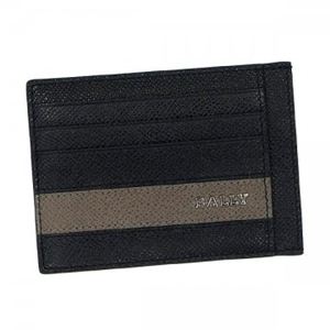 Bally（バリー） カードケース LETTERING LORYN.S 80 BLACK FAWN