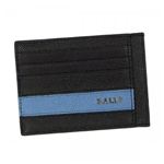 Bally（バリー） カードケース LETTERING LORYN.S 70 BKACK GLASIER BLUE