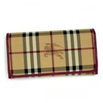 【2013年5月31日まで期間限定値下げ】Burberry（バーバリー） 長財布 HYM ALS PENROSE MCO 6780T BRITGHT RHUBARB PINK
