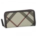 Burberry（バーバリー） 長財布 SMOKED CHECK LS LG ZIGGY SMO 5020T PULM SMOKED CHECK