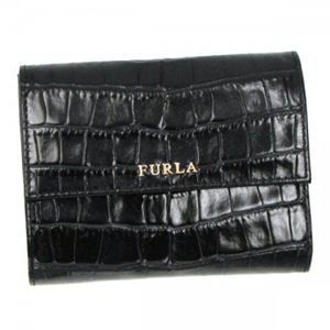 【2013年7月31日まで期間限定値下げ】Furla（フルラ） 二つ折り財布（小銭入れ付） PJ79 O60 ONYX