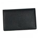 Loewe（ロエベ） カードケース TEXTURA LEATHER 103.30.F16 1339 BLACK／OCEAN BLUE