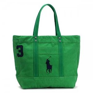 RalphLauren（ラルフローレン） トートバッグ BIG PP TOTE 4051582 2537Z LIFEBOAT GREEN