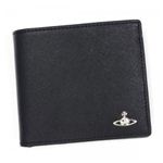 Vivienne Westwood（ヴィヴィアンウエストウッド） 二つ折り財布（小銭入れ付） MAN SAFFIANO 33037 PEWTER