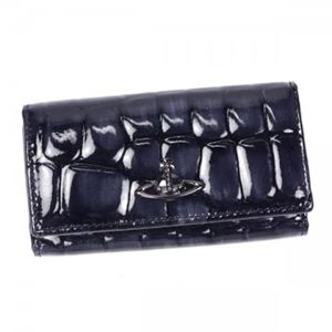 Vivienne Westwood（ヴィヴィアンウエストウッド） キーケース STRIPY CROC 32324 BLACK