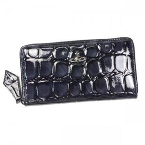 【2013年6月30日まで期間限定値下げ】Vivienne Westwood（ヴィヴィアンウエストウッド） 長財布 STRIPY CROC 32328 BLACK