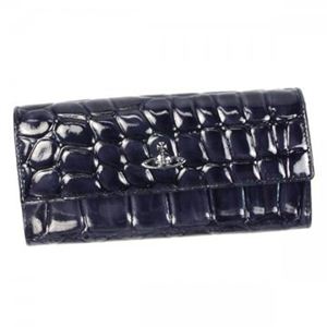 【2013年7月31日まで期間限定値下げ】Vivienne Westwood（ヴィヴィアンウエストウッド） 長財布 STRIPY CROC 32330 BLACK