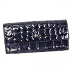 【2013年7月31日まで期間限定値下げ】Vivienne Westwood（ヴィヴィアンウエストウッド） 長財布 STRIPY CROC 32330 BLACK