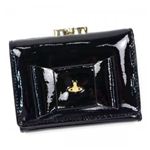 【2013年6月30日まで期間限定値下げ】Vivienne Westwood（ヴィヴィアンウエストウッド） 三つ折り財布（小銭入れ付） FIOCCO 1311VV35 NERO