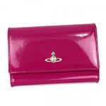 【2013年6月30日まで期間限定値下げ】Vivienne Westwood（ヴィヴィアンウエストウッド） 三つ折り財布（小銭入れ付） WOMAN SAFFIANO 32344 RED
