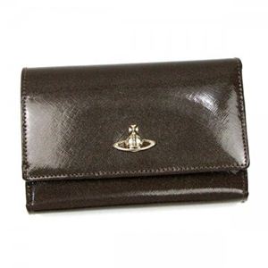 【2013年7月31日まで期間限定値下げ】Vivienne Westwood（ヴィヴィアンウエストウッド） 三つ折り財布（小銭入れ付） WOMAN SAFFIANO 32344 PEWTER