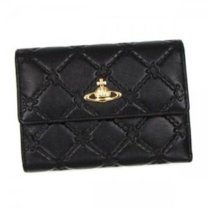 【2013年8月31日まで期間限定値下げ】Vivienne Westwood（ヴィヴィアンウエストウッド） 二つ折り財布（小銭入れ付） ANGEL ORB 738VV19 NERO