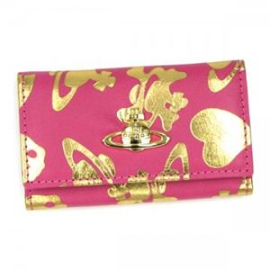 【2013年5月31日まで期間限定値下げ】Vivienne Westwood（ヴィヴィアンウエストウッド） キーケース LOGO PRINT 720VV01 ROSA