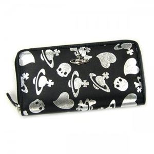 【2013年6月30日まで期間限定値下げ】Vivienne Westwood（ヴィヴィアンウエストウッド） 長財布 LOGO PRINT 5140VV126 ARGENTO