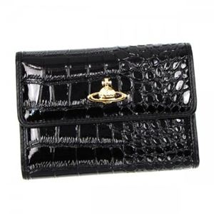 【2013年6月30日まで期間限定値下げ】Vivienne Westwood（ヴィヴィアンウエストウッド） 二つ折り財布（小銭入れ付） CHANCERY 738VV19 BLACK