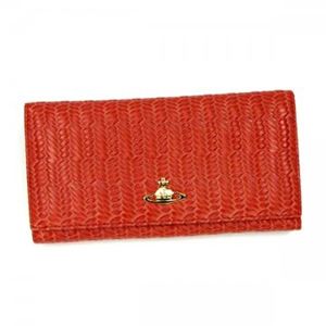 【2013年7月31日まで期間限定値下げ】Vivienne Westwood（ヴィヴィアンウエストウッド） 長財布 WEAVE 1032VV30 ROSSO