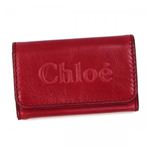 【2013年7月31日まで期間限定値下げ】Chloe（クロエ） キーケース SHADOW 3P0333 52D PEONY RED
