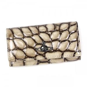 【2013年6月30日まで期間限定値下げ】Vivienne Westwood（ヴィヴィアンウエストウッド） キーケース STRIPY CROC 32324 TOUPE