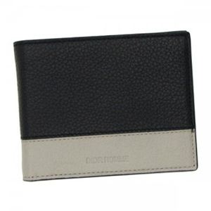 DIOR（ディオール） 二つ折り財布（小銭入れ付） TAA 2DSB025 965 BLACK BLUE