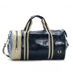 FRED PERRY（フレッドペリー） ボストンバッグ L1184 704 NAVY／MID BLUE／TWILL