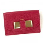 Chloe（クロエ） カードケース LILY 3P0550 52D PEONY RED