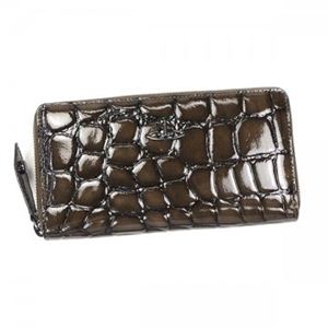 Vivienne Westwood（ヴィヴィアンウエストウッド） 長財布 STRIPY CROC 32328 DARK BROWN