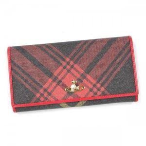Vivienne Westwood（ヴィヴィアンウエストウッド） 長財布 DERBY LEATHER 1032VV30 MAC EDWARD／ROSSO