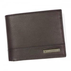 TOMMY HILFIGER（トミーヒルフィガー） 二つ折り財布（小銭入れ付） RIPTON 0091-4854 2 BROWN