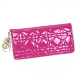DIOR（ディオール） 長財布 GRA S0015PVRB 431 FUCHSIA