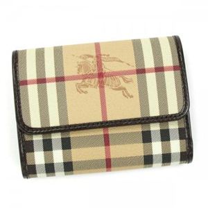 Burberry（バーバリー） 三つ折り財布（小銭入れ付） HYM LS BELLFIELD HYM 2070T CHOCOLATE