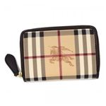 Burberry（バーバリー） 二つ折り財布（小銭入れ付） HYM BURLEIGH 2070T CHOCOLATE