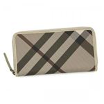 Burberry（バーバリー） 長財布 SMOKED CHECK ZIGGY SMO 2500T SMOKED TRENCH／TRENCH
