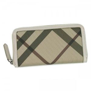 Burberry（バーバリー） 長財布 SMOKED CHECK LS LG ZIGGY SMO 2500T SMOKED TRENCH／TRENCH