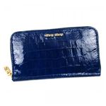 MIUMIU（ミュウミュウ） 長財布 STAMPA COCCO LUX 5M0506 F0013 AZZURRO
