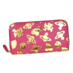 Vivienne Westwood（ヴィヴィアンウエストウッド） 長財布 LOGO PRINT 5140VV126 ROSA
