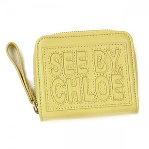 SEE BY CHLOE（シーバイクロエ） 二つ折り財布（小銭入れ付） ZIP FILE LEATHER 9P7238 245 SAHARA