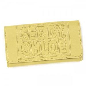 SEE BY CHLOE（シーバイクロエ） 長財布 ZIP FILE LEATHER 9P7361 245 SAHARA