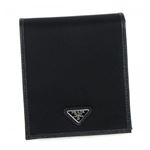 Prada（プラダ） 二つ折り財布（小銭入れ付） TESSUTO 2M0738 F0002 NERO