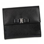 Ferragamo（フェラガモ） 二つ折り財布（小銭入れ付） MISS VARA 22A951 434071 NERO