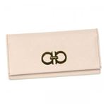 【2013年6月30日まで期間限定値下げ】Ferragamo（フェラガモ） 長財布 GANCINI ICONA VITTEL 22B481 491443 LOTO