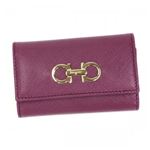 Ferragamo（フェラガモ） キーケース GANCINI ICONA VITTEL 22B853 549348 CORNIOLA