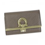 Ferragamo（フェラガモ） キーケース GANCINI ICONA VITTEL 224627 557336 DEEP TAUPE