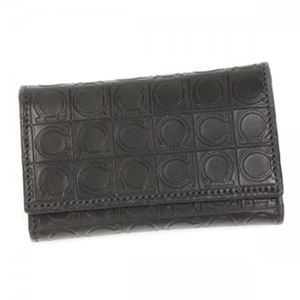 【2013年8月31日まで期間限定値下げ】Ferragamo（フェラガモ） キーケース MENS SLG GAMMA 669403 556321 DARK RAIN