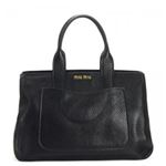 MIUMIU（ミュウミュウ） ハンドバッグ VITELLO CARIBU RN0903 FOO02 NERO